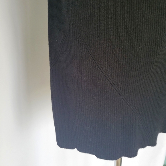 Jones NY Cotton Blk 3/4 Zip Sweater 3X - Picture 4 of 7